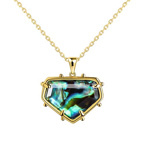 Abalone Shell Pendant Necklace