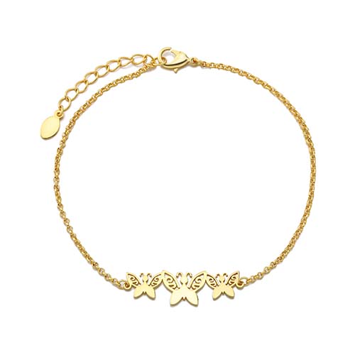 Butterfly Link Chain Bracelet