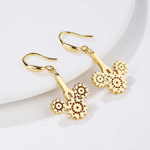 Gear Earrings