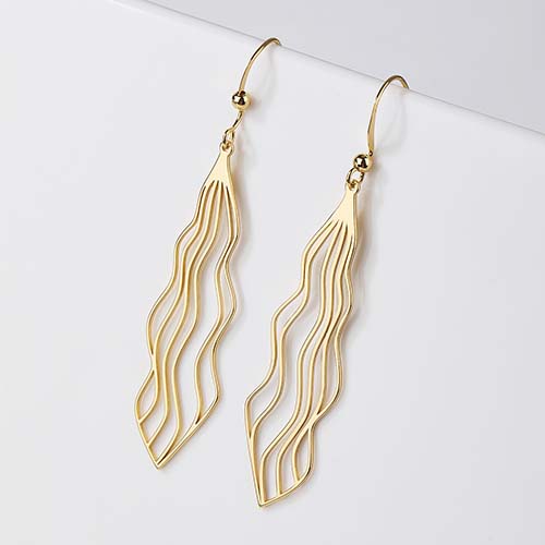 Hair Shaped Earrings