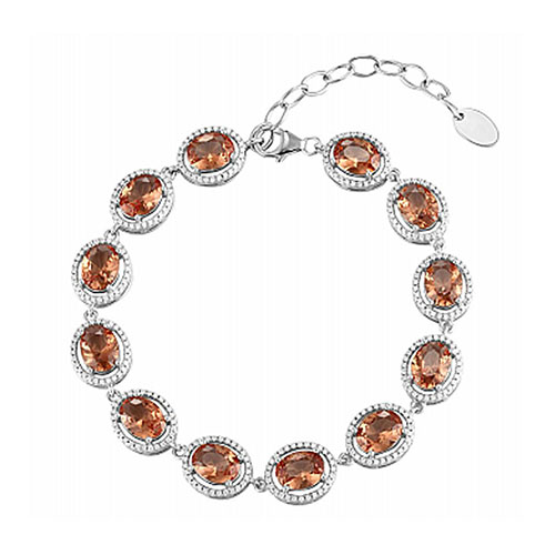 Semi-gemstone Silver Bracelet