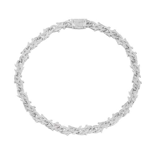 Special Link Chain Silver Braceles