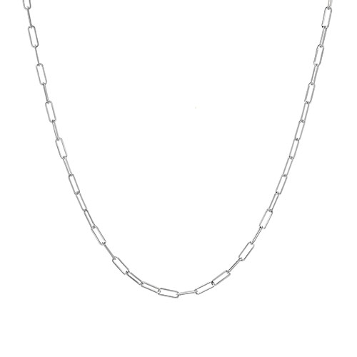 Sterling Silver Paperclip Chain