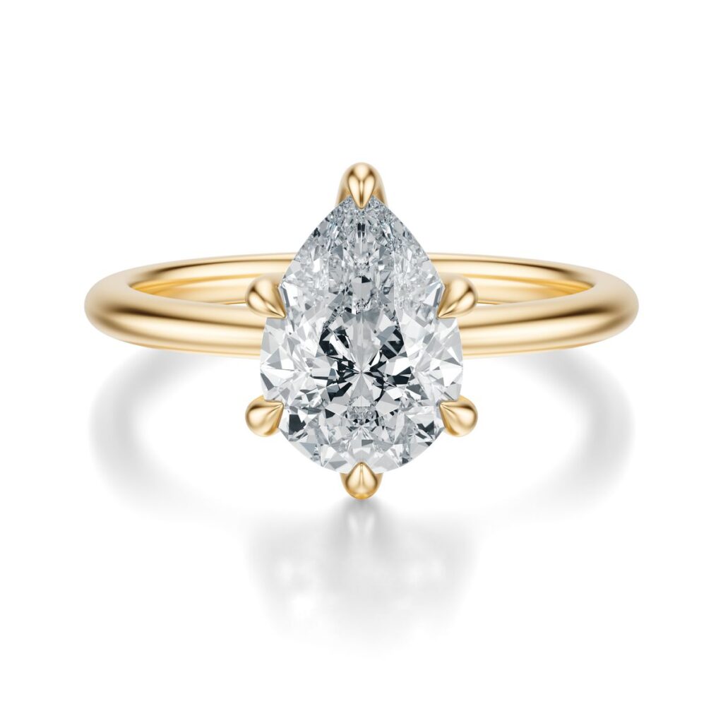 18k Yellow Gold Diamond Ring