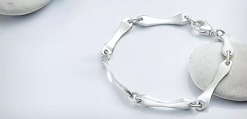 Custom silver clearance bracelets