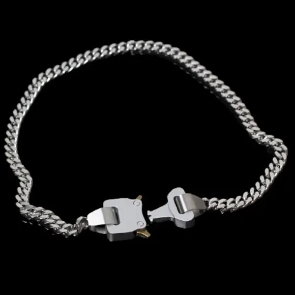 Buckle clasp snap choker chain