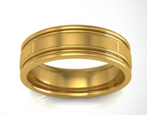 18k gold solid gold ring