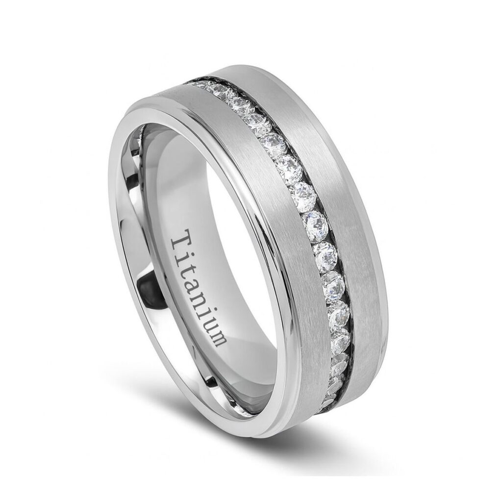 Titanium Ring Brushed Finish