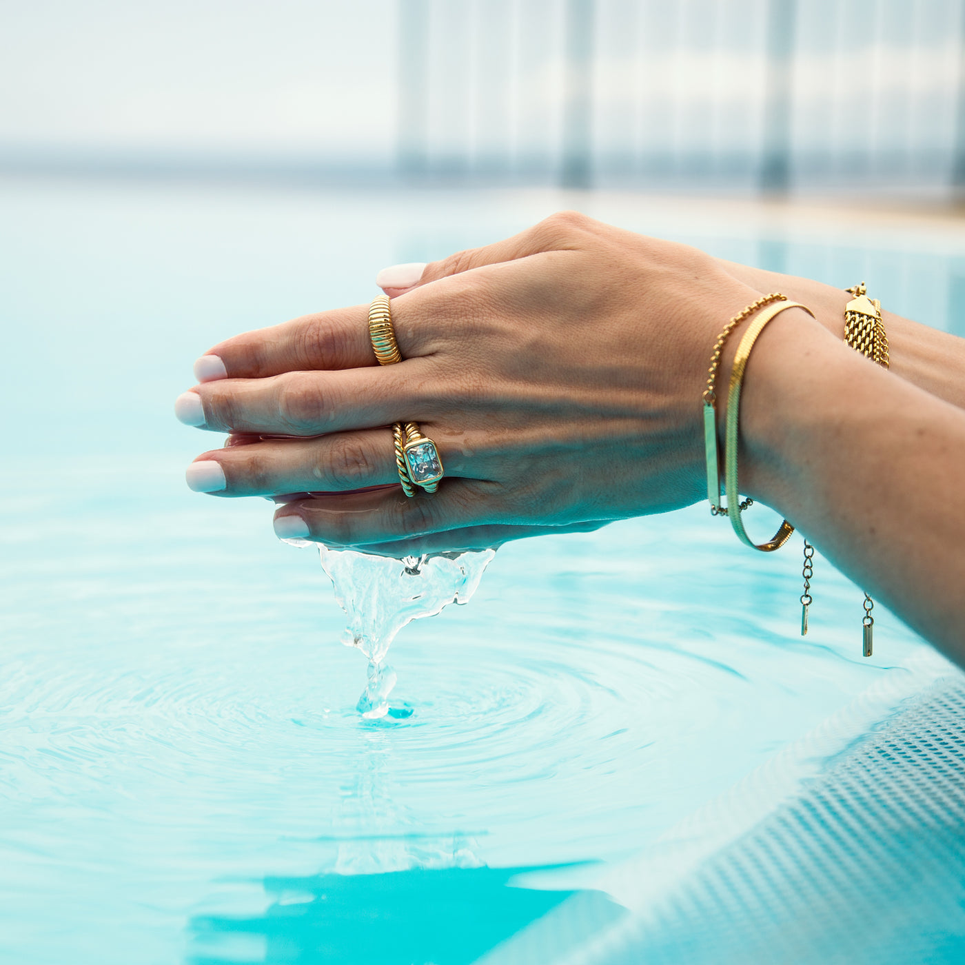 Waterproof Bracelets and Rings