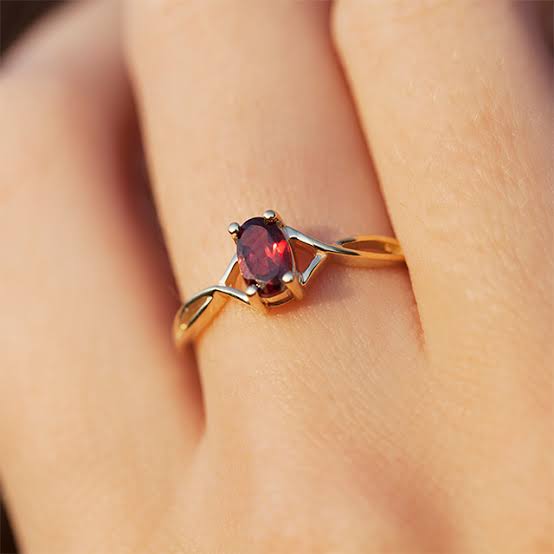 Unique Ruby Gemstone Ring