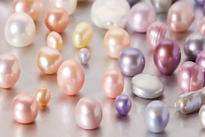 diverse pearl colors