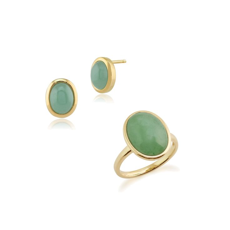 Bezel-Set Cabochon Jewelry