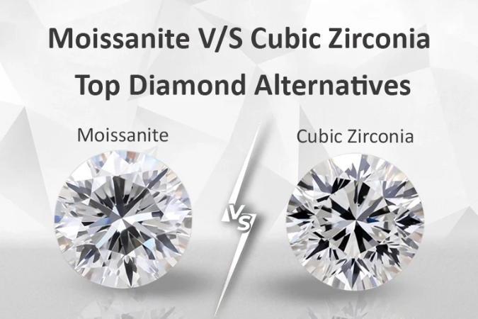 moissanite vs cubic zirconia: top diamond alternatives