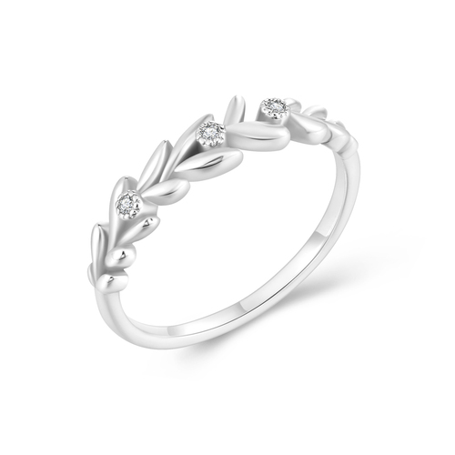 925 Silver Leaf Ring