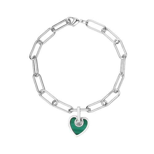 925 Silver Paperclip Bracelet