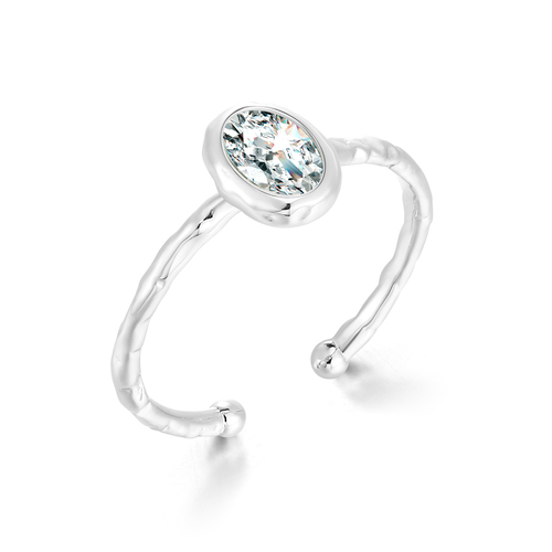 925 Silver Ring With Diamond