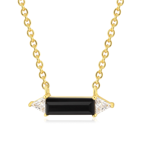 Black Oynx Pendant Necklace