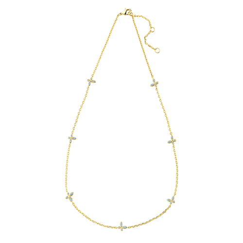 Butterfly Gold Platded Brass Necklace