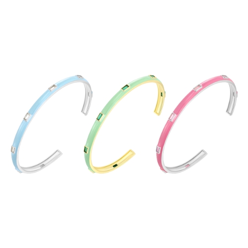 Enamel 925 Sterling Silver Bangles