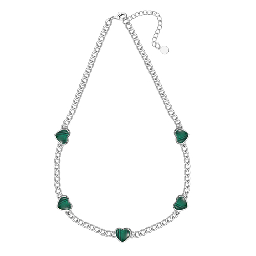 Luxury 925 Silver Gemstones Necklace