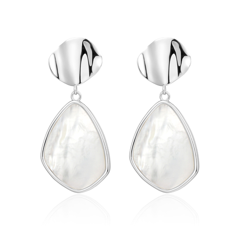 MOP 925 Silver Earrings