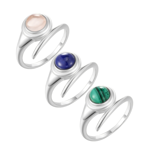 Natural Gemstones 925 Silver Rings