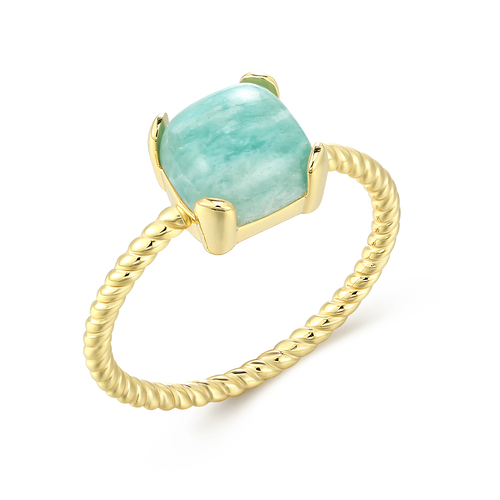 Turquoise Gold Plated Ring