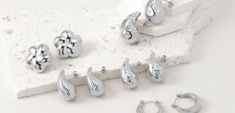 Custom Sterling Silver Earrings